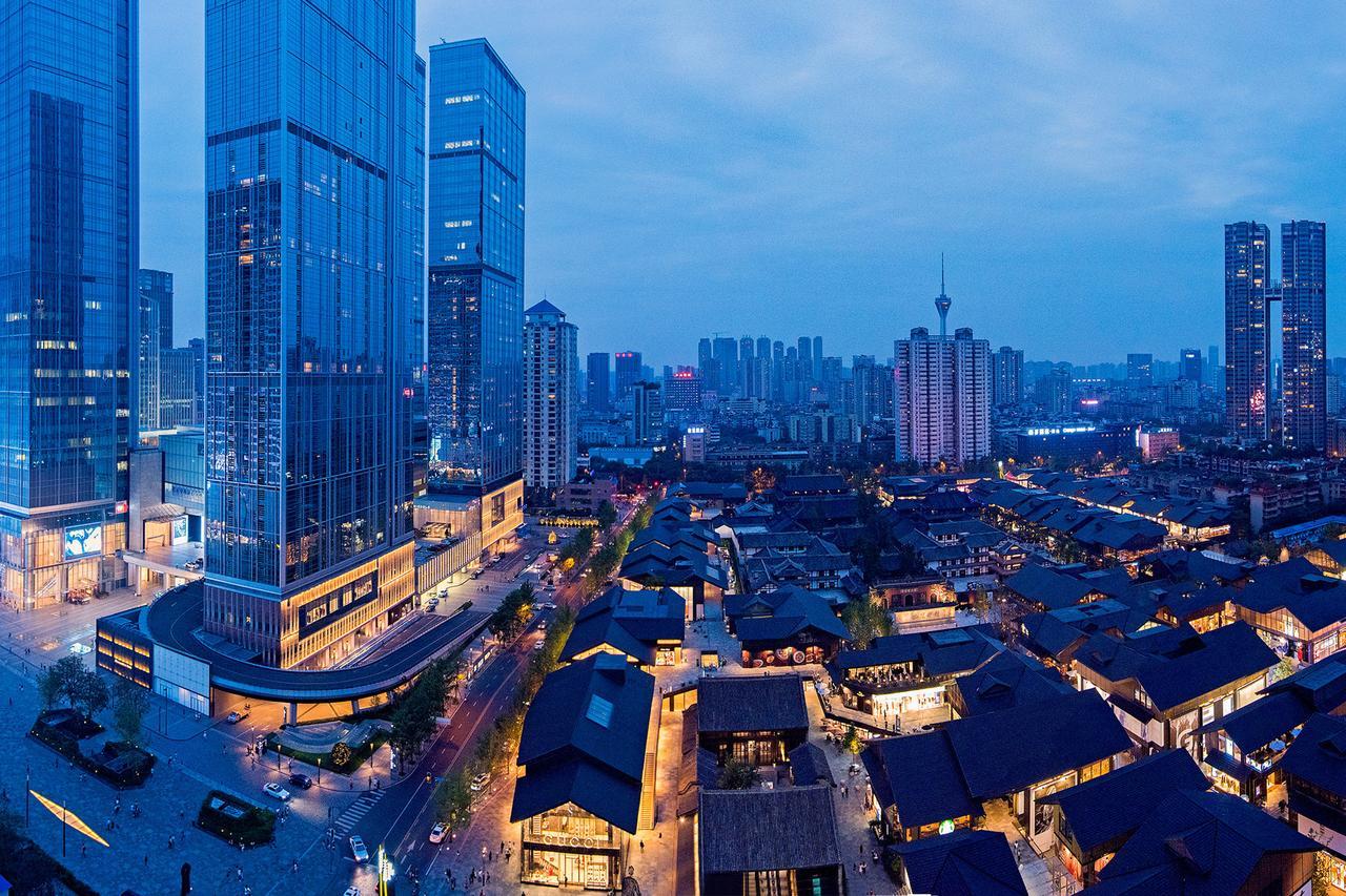 Chengdu Cloud Service Apartment Chunxi Taikoo Branch Exteriér fotografie