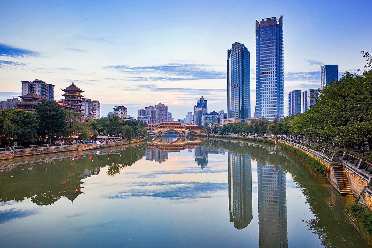 Chengdu Cloud Service Apartment Chunxi Taikoo Branch Exteriér fotografie