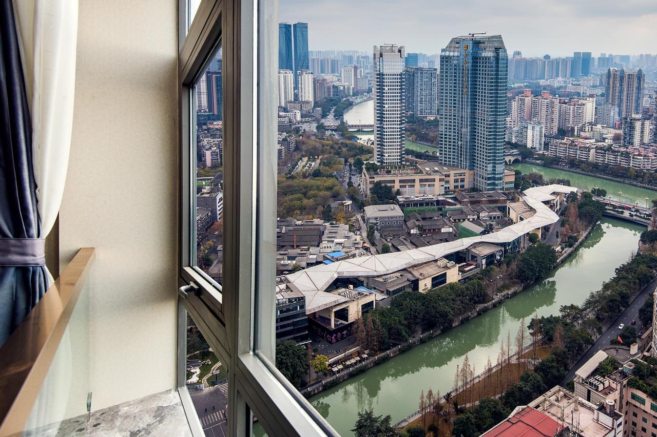 Chengdu Cloud Service Apartment Chunxi Taikoo Branch Exteriér fotografie