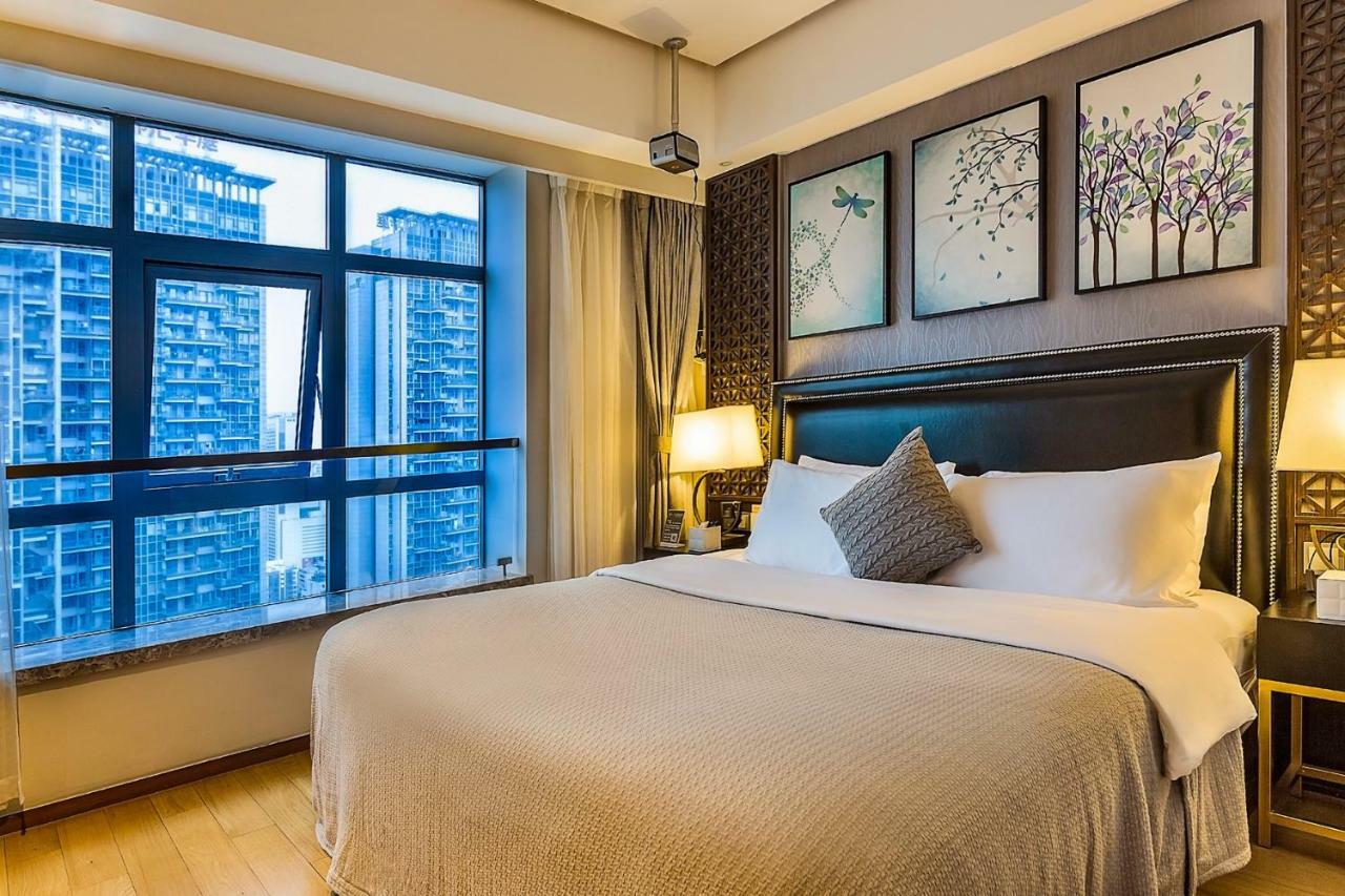 Chengdu Cloud Service Apartment Chunxi Taikoo Branch Exteriér fotografie