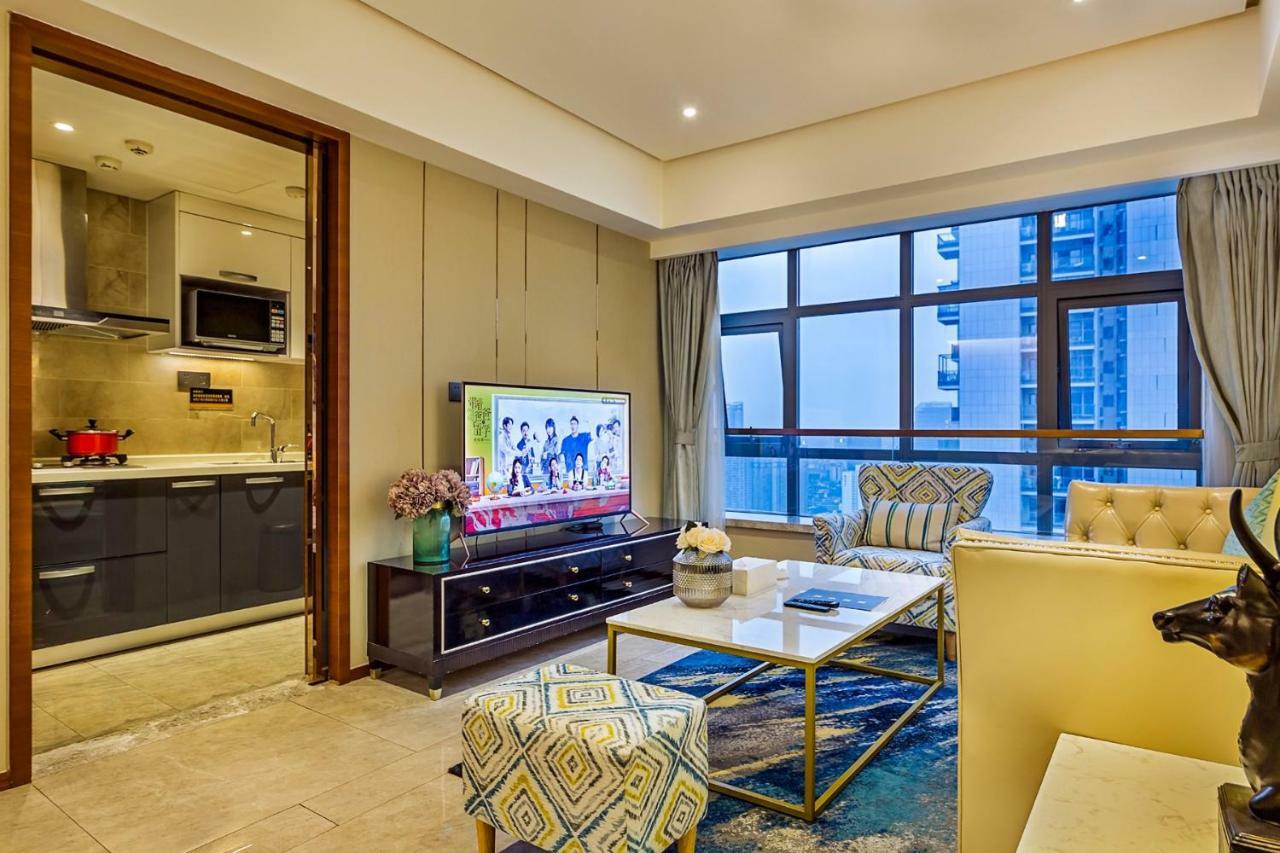 Chengdu Cloud Service Apartment Chunxi Taikoo Branch Exteriér fotografie